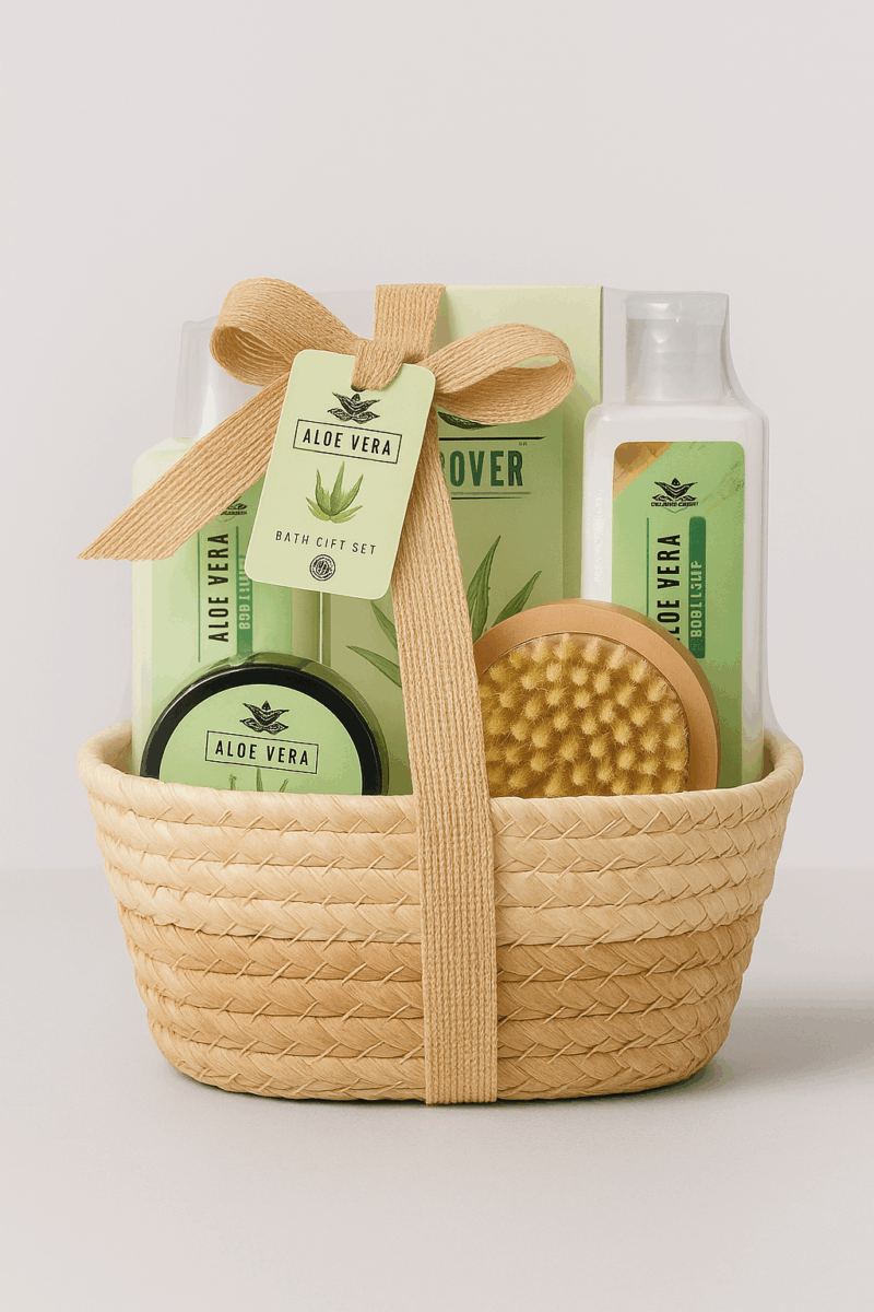 Cesta Regalo Aloe Vera | Cuidado Natural para la Piel