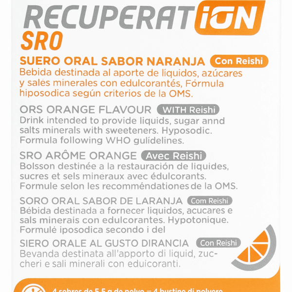 RECUPERATION SRO Sabor Naranja (Con Reishi)